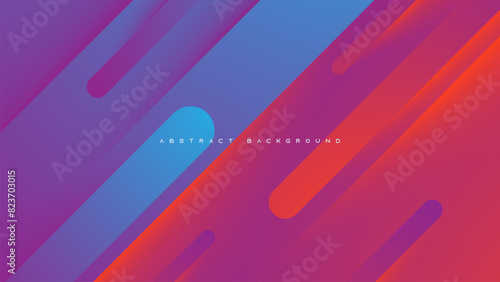 Colorful gradient abstract background diagonal shape design vector.