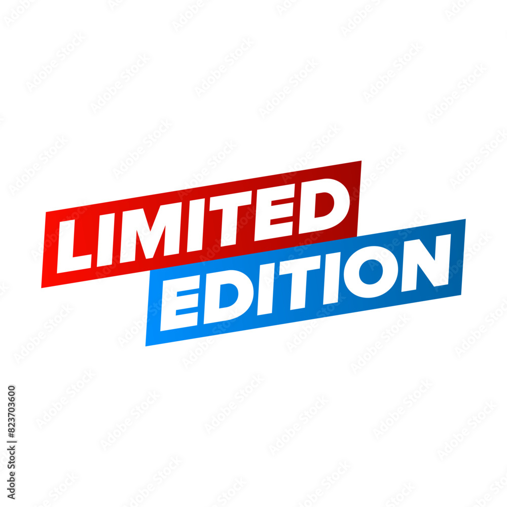 Limited edition label or sticker vector design Limited edition label or sticker vector design