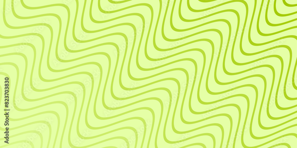 Abstract background with waves for banner. Medium banner size. Vector background with lines isolated. Element for design. Green gradient. Light green color. Summer, spring. Brochure, booklet Abstract background with waves for banner. Medium banner size. Vector background with lines isolated. Element for design. Green gradient. Light green color. Summer, spring. Brochure, booklet