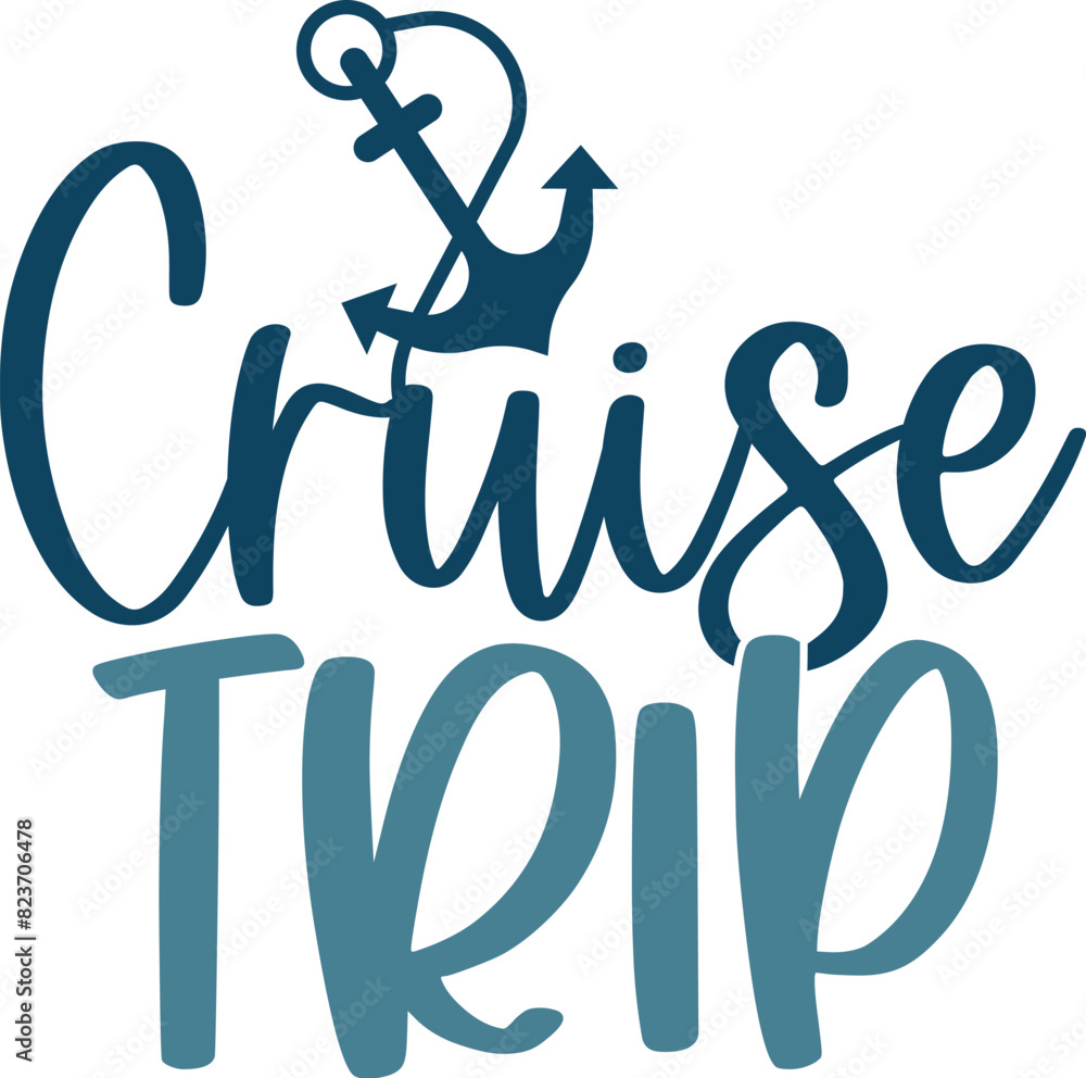 Obraz premium Cruise T-shirt Design, Cruise SVG Design, Cruise shirt, Family Cruise T-shirt, Family Matching Vacation, Vacation shirt, Summer Vacation, family trip T-shirt, family beach, family traveling, family