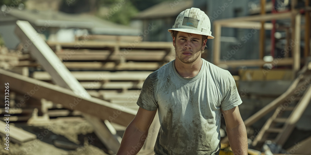 Photo of a construction worker