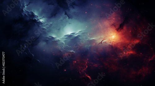 Beautiful space background.
