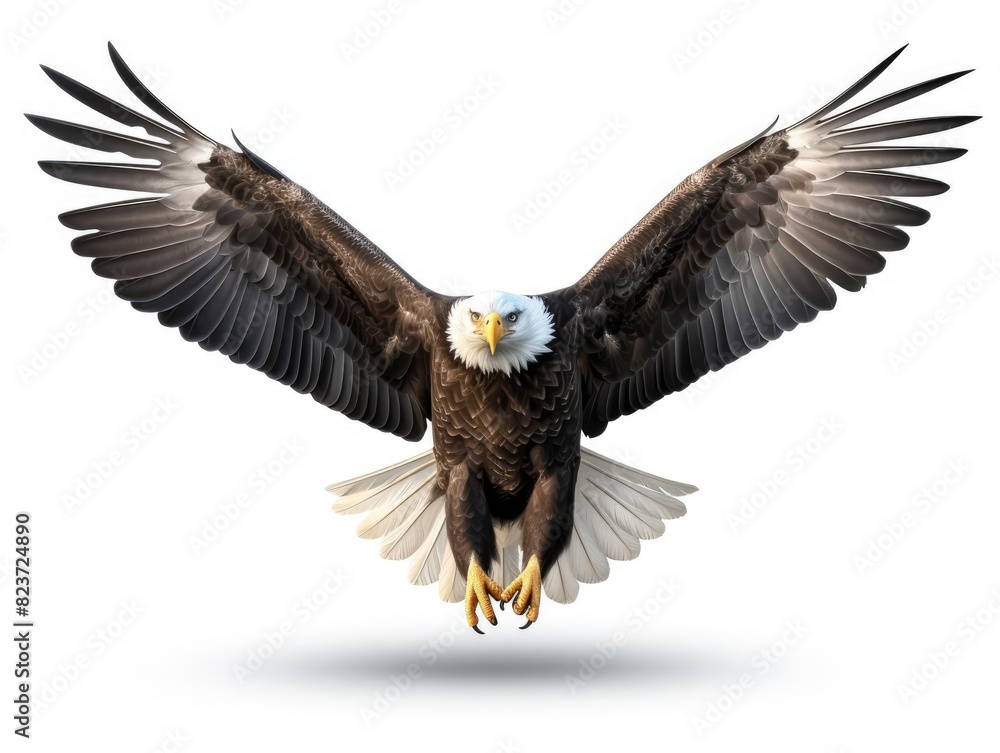 Obraz premium Eagle bird isolated on white background