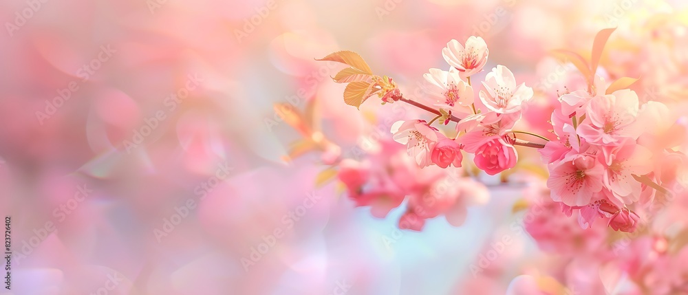 Tranquil Spring Serenity in Pastel Shades with Copy Space - Premium Quality Photography Tranquil Spring Serenity in Pastel Shades with Copy Space - Premium Quality Photography
