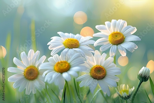 Daisies in the grass wallpaper, high quality, high resolution