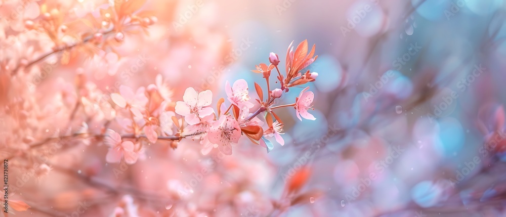 Serene Spring: Pastel Tones in High Quality Photography with Ample Copy Space Serene Spring: Pastel Tones in High Quality Photography with Ample Copy Space