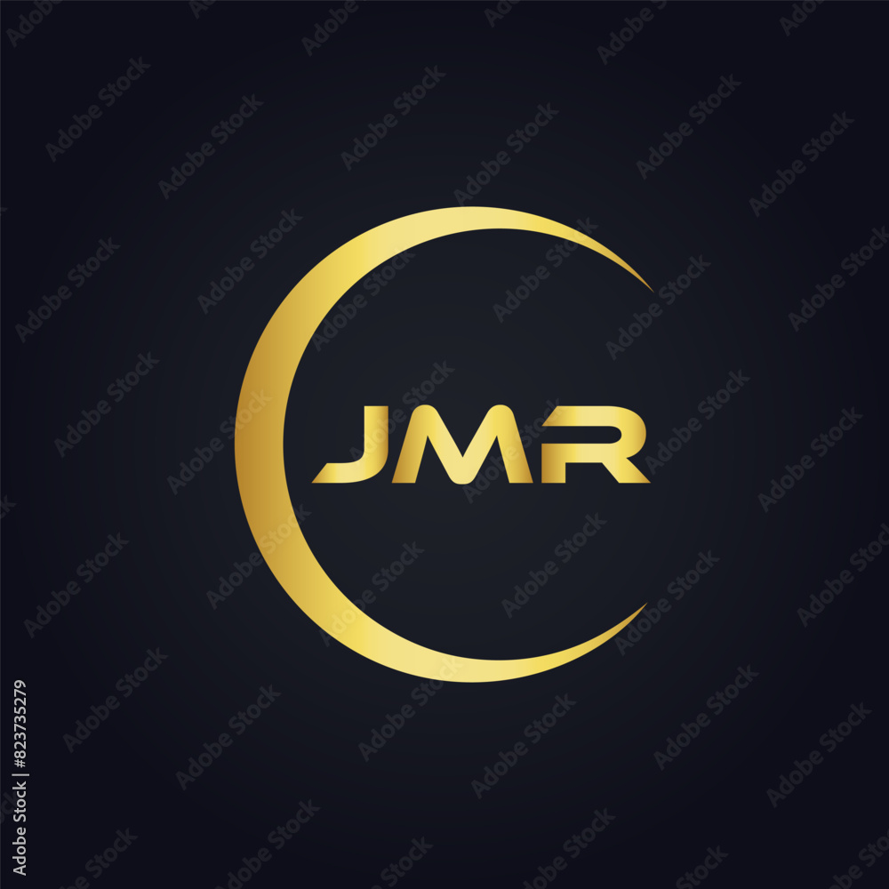 Obraz premium JMR logo. J M R design. White JMR letter. JMR, J M R letter logo design. J M R letter logo design in FIVE, FOUR, THREE, style. letter logo set in one artboard. J M R letter logo vector design.