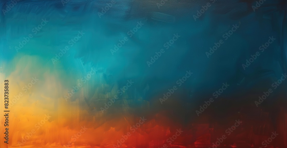 Vibrant color gradient transitioning from blue to red abstract illustration. Smooth wavy texture suitable for modern decor, backgrounds and trendy wallpapers. Creative concept for design art studios