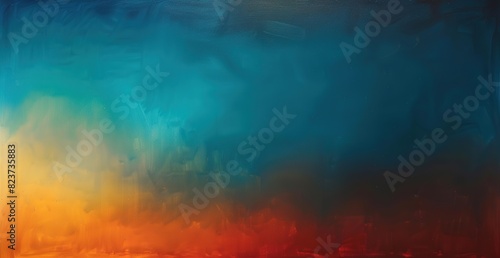 Vibrant color gradient transitioning from blue to red abstract illustration. Smooth wavy texture suitable for modern decor, backgrounds and trendy wallpapers. Creative concept for design art studios