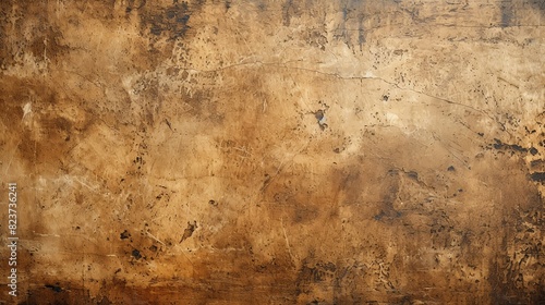 Rustic brown-black textured background with uneven surface. photo