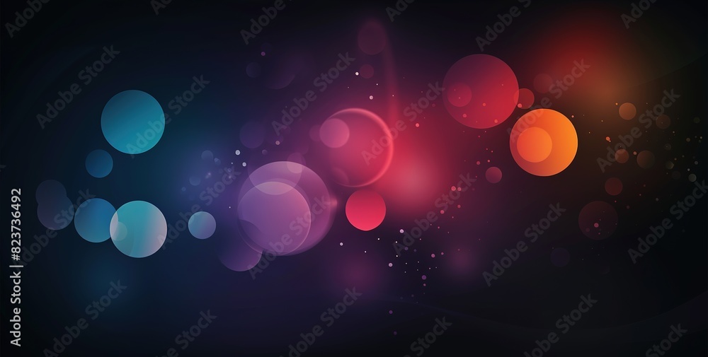 Abstract background with gradient red, orange and purple bokeh lights with sparkling particles. Ideal for use in digital art, atmospheric backgrounds and multimedia projects Abstract background with gradient red, orange and purple bokeh lights with sparkling particles. Ideal for use in digital art, atmospheric backgrounds and multimedia projects