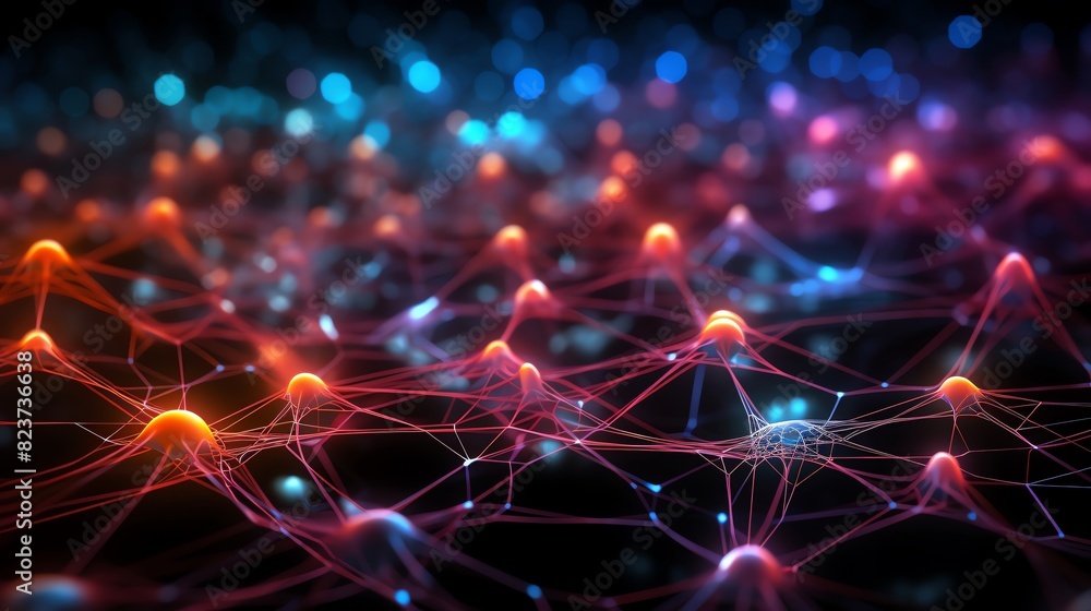 Obraz premium AI neural network visual