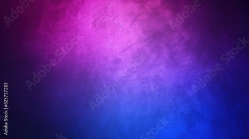 Gradient abstract background with blend of purple, blue and pink colors. Vibrant grunge texture perfect for modern designs and creative projects. Ideal for wallpapers, presentations and digital art
