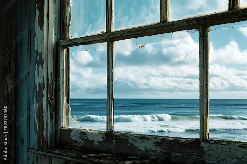 window on the beach