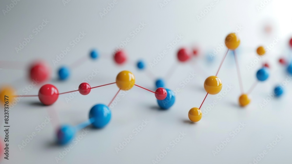 Obraz premium Graph showing company icons increasing along the trend line, isolated, white background, financial growth, stock photo, clean design