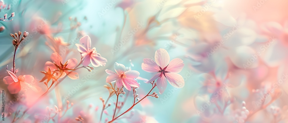 Serene Spring Pastels with Copy Space - High Quality Photography of Soft Pastel Colors for Seasonal Design Projects Serene Spring Pastels with Copy Space - High Quality Photography of Soft Pastel Colors for Seasonal Design Projects