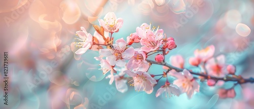 Blooming Pastels - Spring Inspired High Quality Photography with Copy Space © abangaboy