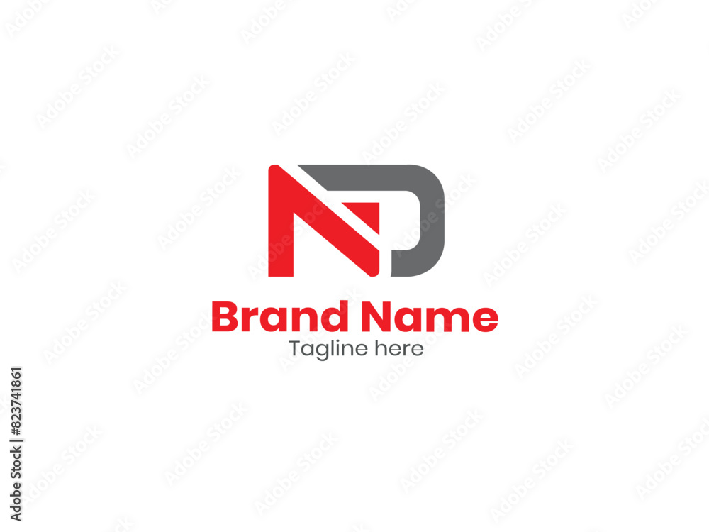 DN logo letter design. ND logo monogram initials letter concept. DN icon logo design. ND elegant and Professional letter DN logo letter design. ND logo monogram initials letter concept. DN icon logo design. ND elegant and Professional letter