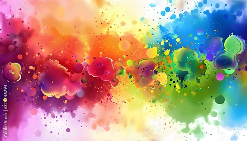 colorful splash background