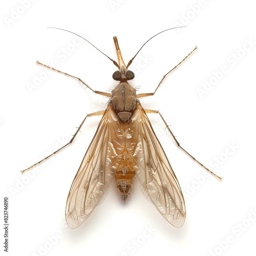 A Gall Midges in studio, isolated, white background, no shadow, no logo photo