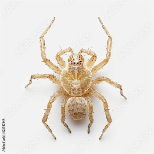 A Spider Mites in studio, isolated, white background, no shadow, no logo