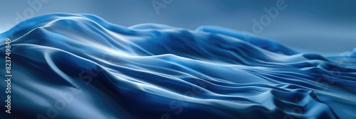 Blue abstract background. liquid ripple flow like water. copy space for text