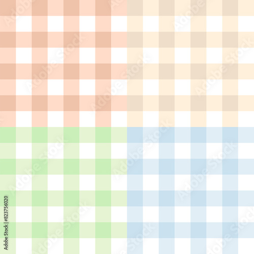 Classic pattern seamless checkers design for printing, decorating, wrapping paper, wallpaper, fabric, backdrop.