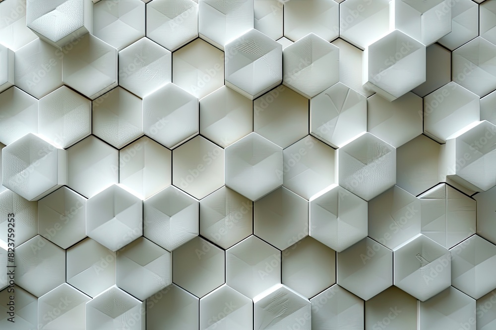 Abstract Hexagon Geometric Surface loop, light bright clean minimal hexagonal grid pattern, random waving motion background canvas in pure wall architectural white Abstract Hexagon Geometric Surface loop, light bright clean minimal hexagonal grid pattern, random waving motion background canvas in pure wall architectural white