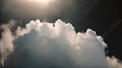 Captivating Loop of Rising Smoke and Steam Wall photo