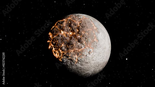 A planet Implodes in the Space