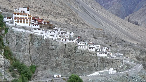 Diskit Monastery, Ladakh, Buddhist monasteries, Tibet, Himalayas, India photo