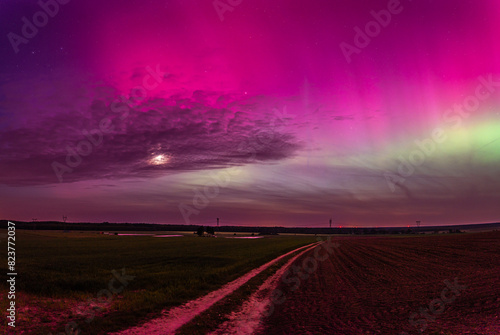 zorza, polska, Gorzów