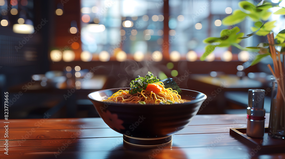 Miso Ramen, a warm and delicious dish popular in many regions Miso Ramen, a warm and delicious dish popular in many regions