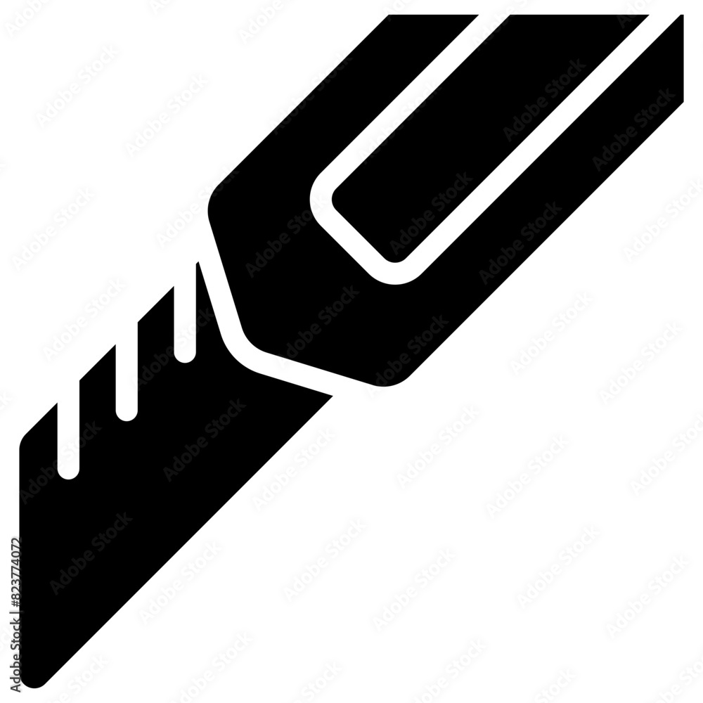 cutter solid icon cutter solid icon
