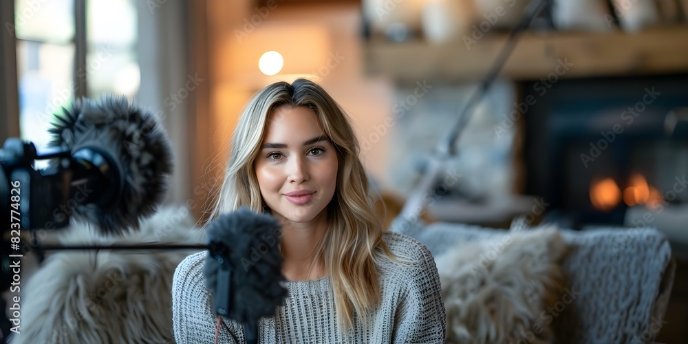 Pioneering woman creating lifestyle content for social media. Concept Content Creation, Social Media Strategy, Empowerment, Influencer Marketing, Creative Direction Pioneering woman creating lifestyle content for social media. Concept Content Creation, Social Media Strategy, Empowerment, Influencer Marketing, Creative Direction