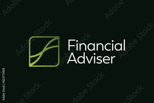 Financial logo adviser logo design and business name ideas 