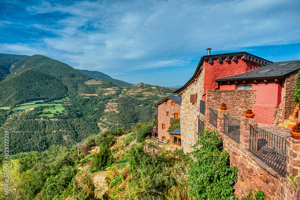 Fototapeta premium Vilamur is a small town located in the province of Lerida, in the Autonomous Community of Catalonia, Spain.