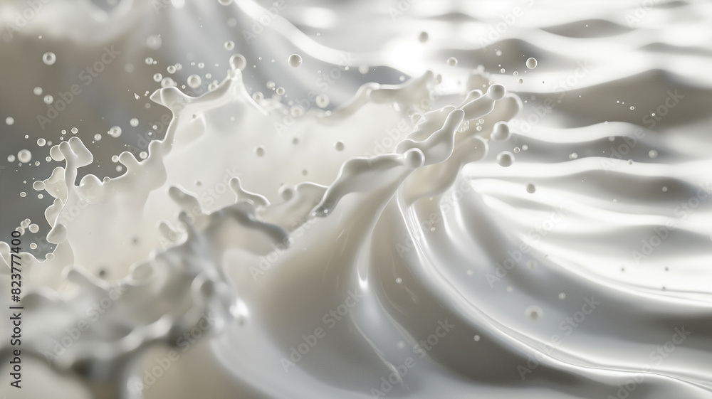 Milk splash seamless pattern Milk splash seamless pattern
