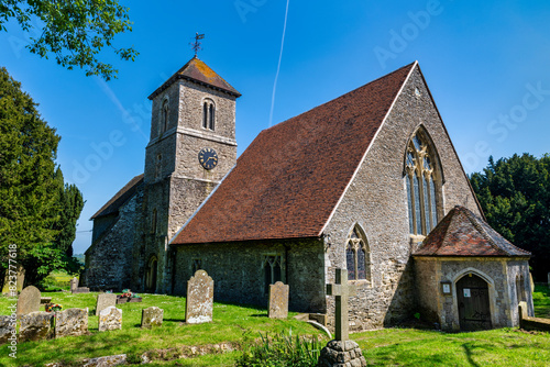All Saints & St Nicolas church in Icklesham near Winchelsea, East Sussex, England photo