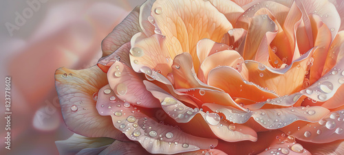 Explore the enchanting beauty of a blooming rose