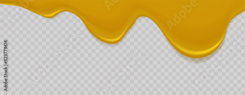  Golden drops of transparent oil and gel texture on a background. Swatches of cosmetic serum with bubbles. Set of liquid cosmetic droplets, including glycerin and shampoo