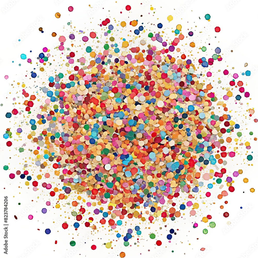 colored confetti