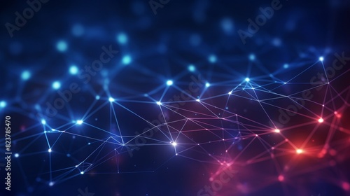 Wallpaper Mural connecting dots technology Torontodigital.ca