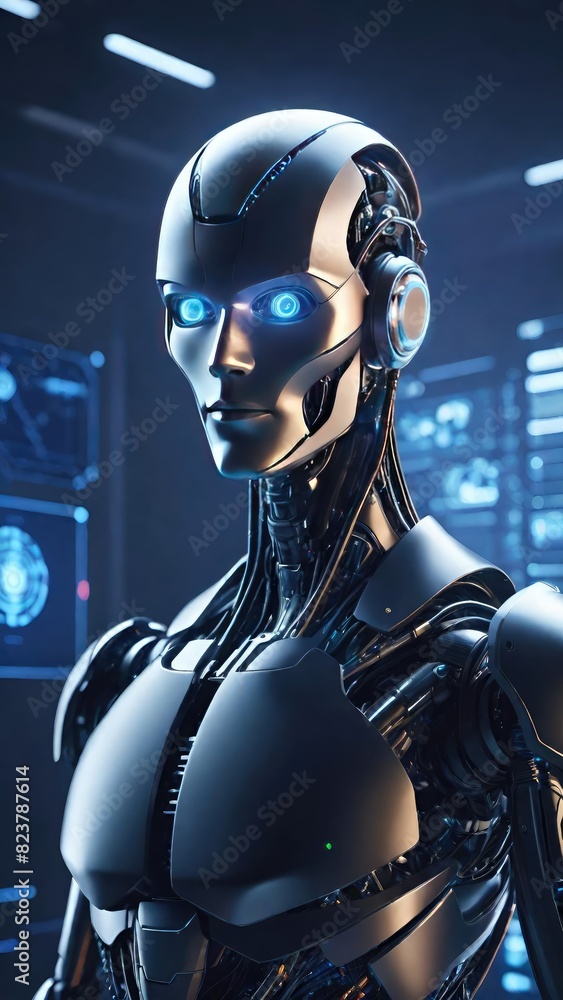 Artificial intelligence bitcoin robot, crypto currency, cyber security, financial futuristic digital technology concept image. Artificial intelligence bitcoin robot, crypto currency, cyber security, financial futuristic digital technology concept image.