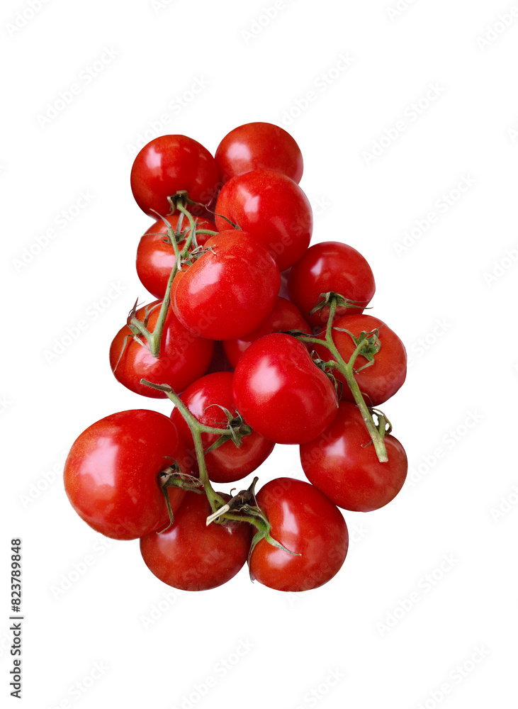 Fresh red tomatoes isolated on white background. Spot focus. Fresh red tomatoes isolated on white background. Spot focus.