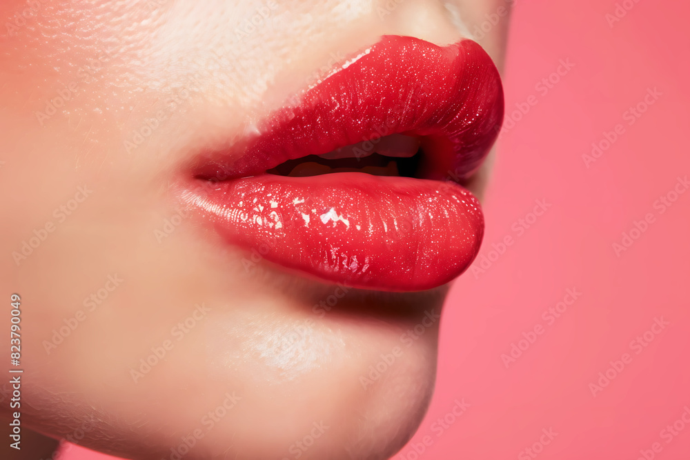 Obraz premium lip care