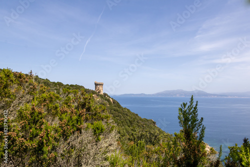 La tour Génoise de Capo Di Muro en Corse du Sud