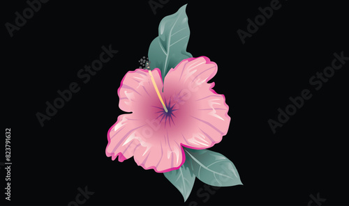 Panorama spring flowers pattern. Flowers wild violets pattern on a white background. Full Bloom trend. Flat lay style.