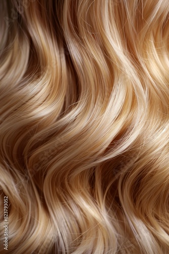 Blonde shiny highlight woman hair background texture