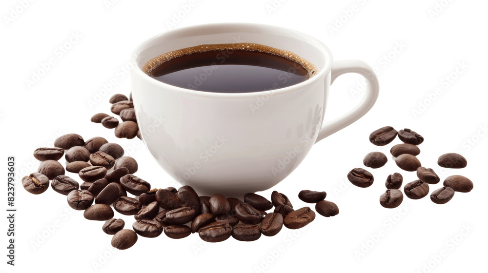 Coffee on white background Coffee on white background